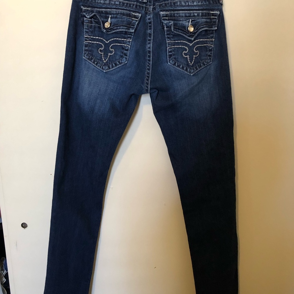 Rock Revival Jessica Skinny Jeans with Vintage Wash